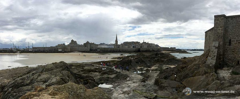 Saint Malo vom Fort National aus gesehen